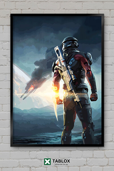 TABLOX Mass Effect Andromeda N7 Παιχνίδι RPG Επιστημονικής Φαντασίας Διακοσμη...