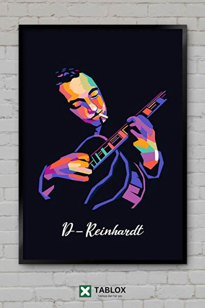 TABLOX Django Reinhardt Τζαζ κιθαρίστας, μουσικός καλλιτέχνης, διακοσμητικός ...