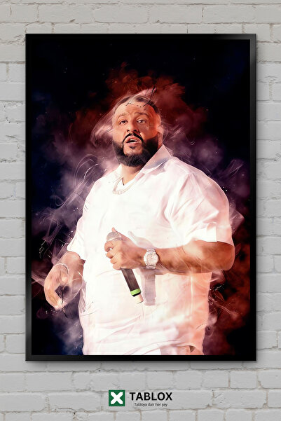TABLOX Dj Khaled Παραγωγός και Συνεργάτης Μουσικής Χιπ Χοπ, Διακοσμητικός πίν...