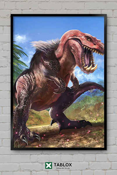 TABLOX Monster Hunter World Game Monster Hunter Αφίσα με Πλαίσιο Προβολής Δια...