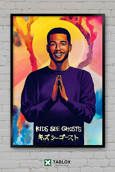 TABLOX Kid Cudi Ράπερ Ράπερ Χιπ Χοπ Μουσική Τραγούδι Άλμπουμ Εμφάνιση κορνίζα...