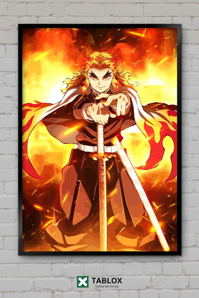 TABLOX Κιοτζούρο Ρενγκόκου Demon Slayer Άνιμε Μάνγκα Χαρακτήρας Διακοσμητικός...