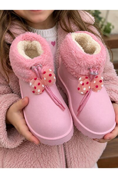 PLN SHOES Koko Su Geçirmez İçi Kürklü Çocuk Eva Yağmur Kar Çizme