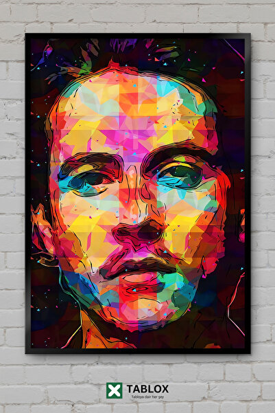 TABLOX Nekfeu Rapper Ράπερ Γαλλική αφίσα μουσικής χιπ χοπ με κορνίζα Διακοσμη...
