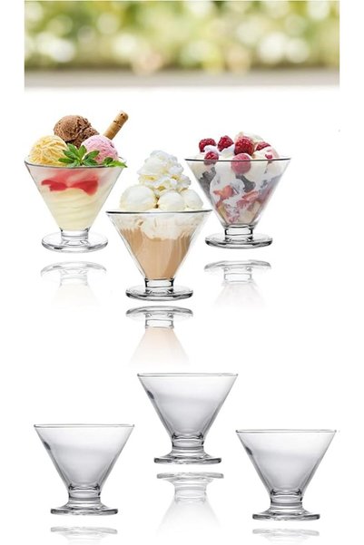 Sweet seven Sweetseven Glass Deep Dish Plate Classic Design 200.0ml Transpare...