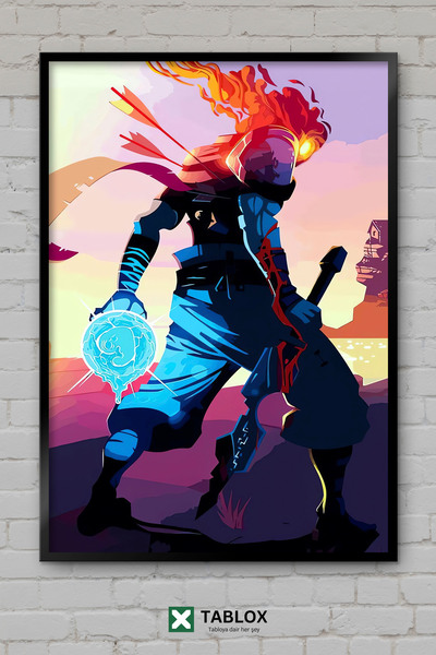 TABLOX Πλατφόρμα Δράσης Παιχνιδιού Dead Cells, Διακοσμητικός Πίνακας MDF με Π...