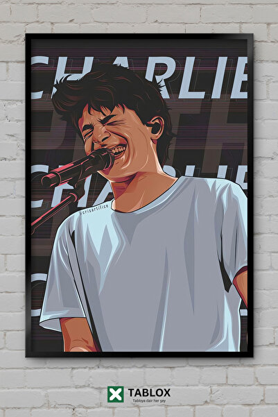 TABLOX Charlie Puth Τραγουδιστής Ποπ Μουσική Αφίσα με κορνίζα Διακοσμητικός π...