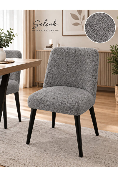 Oval Sandalye Kılıfı Esnek Uyumlu Koruyucu Örtü