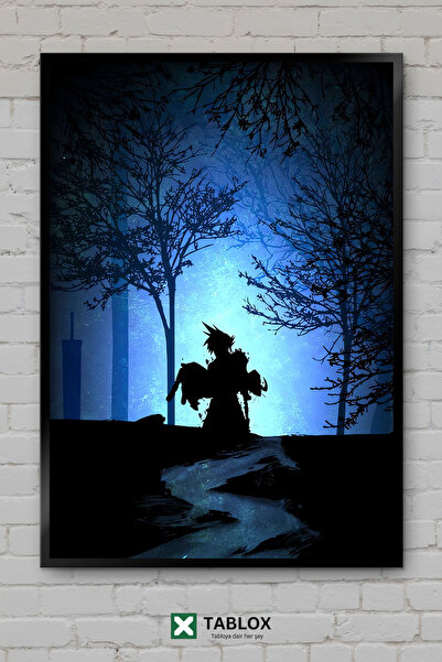 TABLOX Final Fantasy Vii Βιντεοπαιχνίδια Rpg Φανταστική αφίσα με διακοσμητικό...