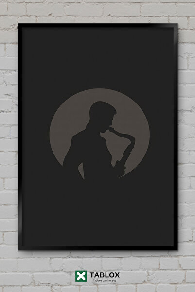 TABLOX Saksofon Saksofon Muzički instrument Instrument Džez Poster Okvir Izgl...