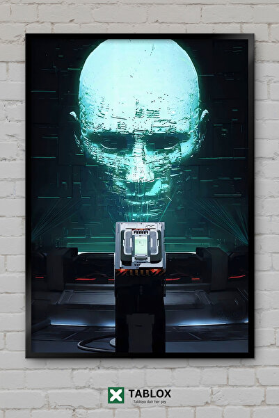 TABLOX Ghostrunner Game Science Fiction Action Αφίσα με εμφάνιση πλαισίου Δια...