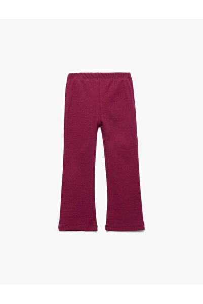 Koton Baby Girl Leggings 7Wmg40022Ak Mürdüm