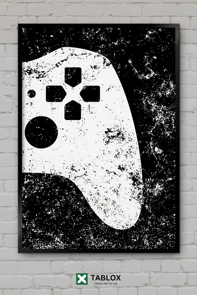 TABLOX Παιχνίδια Gamer Neon Decor Art Αφίσα τοίχου με κορνίζα Διακοσμητικός π...