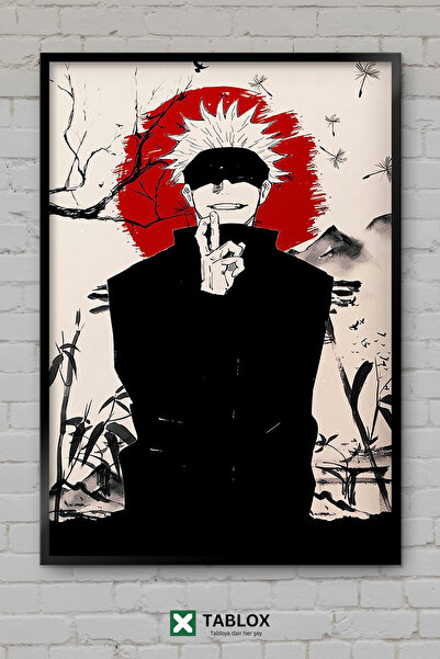 TABLOX Jujutsu Kaisen Anime Manga Gojo Satoru Yuji Itadori Japanski okvir Dek...