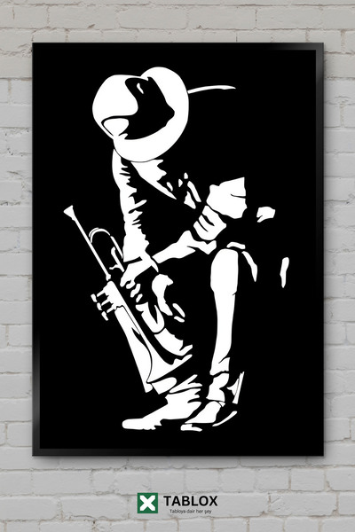 TABLOX Saksofon Saksofon Muzički instrument Instrument Džez Poster Okvir Izgl...