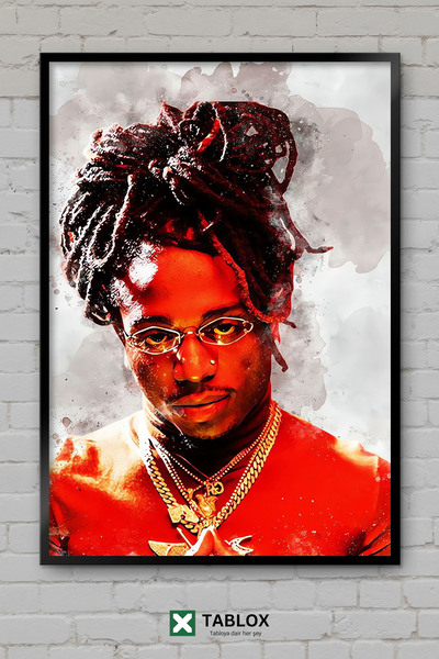 TABLOX Jacquees Singer Rnb Μουσικό άλμπουμ με διακοσμητικό πίνακα MDF με κορνίζα