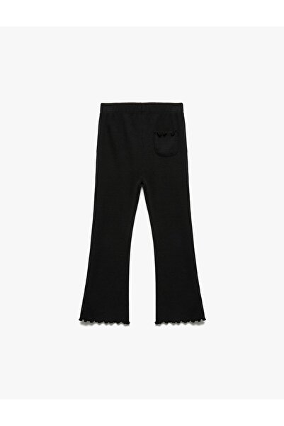 Koton Baby Girl Leggings 7Wmg40007Ak Black