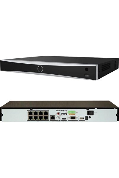 HIKVASION DS-7608NXI-K2/8P 8CH 4K 8-channel PoE AcuSense NVR Network Video Re...