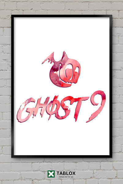 TABLOX Ghost9 Kpop grupa muzike korejski bai-bend okvirni dekorativni MDF slika