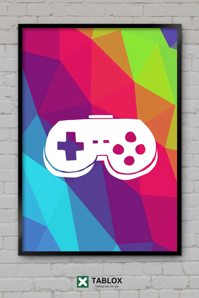 TABLOX Ελεγκτής παιχνιδιών Rainbow, Κορνίζα αφίσας Rainbow Game Controller, Δ...