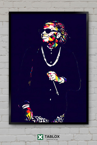 TABLOX Gunna Rapper Rapper Muzică hip hop Portret Poster de perete Tablou dec...