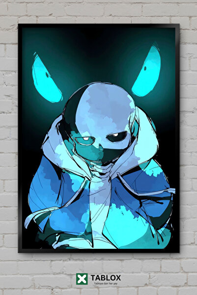 TABLOX Undertale Video Game Pixel Retro Rpg Αφίσα Τοίχου με Κορνίζα Διακοσμητ...