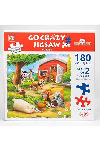 UNIKPLAY Joe Crazy Jigsaw Puzzle Puzzle Picture with Attractive Cartoon Print...