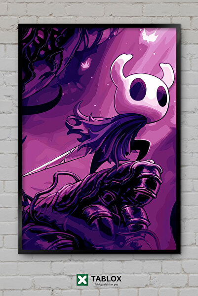 TABLOX Hollow Knight Gaming Game Dark Fantasy Αφίσα με κορνίζα Διακοσμητικός ...