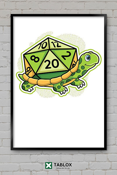 TABLOX D20 Dice Dice Rpg Επιτραπέζιο παιχνίδι Dungeons Frame Appearance Διακο...