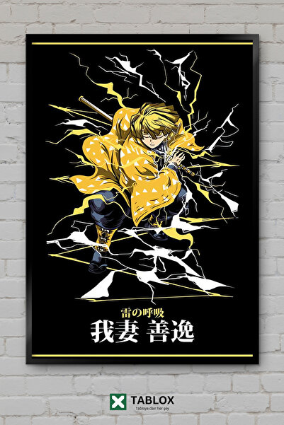 TABLOX Agatsuma Zenitsu Demon Slayer Anime Manga Japanski lik Okvir Izgled De...