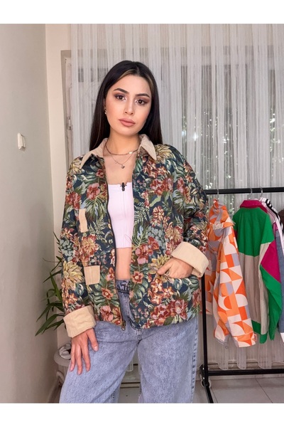 Veto Jeans Çiçek Desenli Ceket