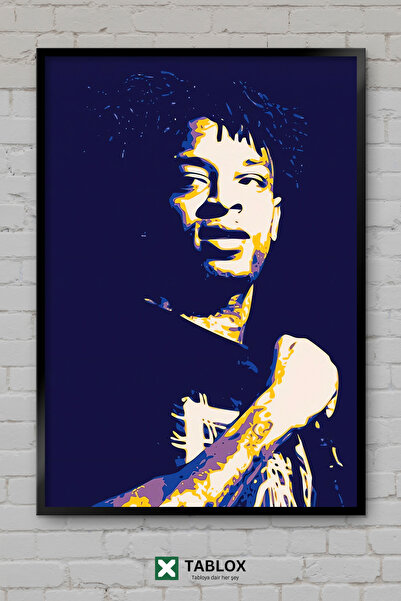 TABLOX 21 Savage Рапър Певец Поп арт Абстрактен Хип-хоп Рамкирана декоративна...