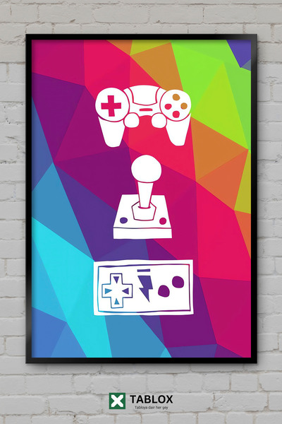 TABLOX Ελεγκτής παιχνιδιών Rainbow, Κορνίζα αφίσας Rainbow Game Controller, Δ...