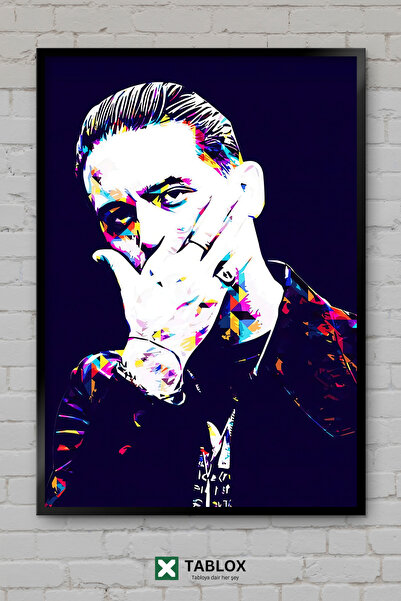 TABLOX G Eazy Rapper Rapper Muzică hip hop Portret Poster de perete Tablou de...