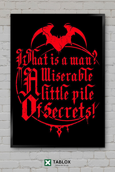 TABLOX A Pile Of Secrets Sır Yığını Gizem Sanat Poster Tablou decorativ înrăm...