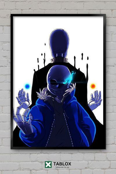 TABLOX Undertale Video Game Pixel Retro Rpg Αφίσα Τοίχου με Κορνίζα Διακοσμητ...
