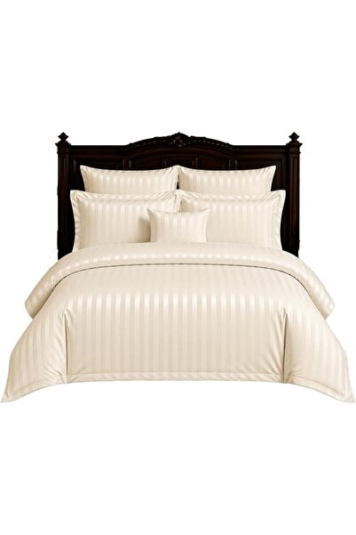D DONETELLA FEEL THE LUXURY DONETELLA Microfiber Striped Comforter Set, King ...