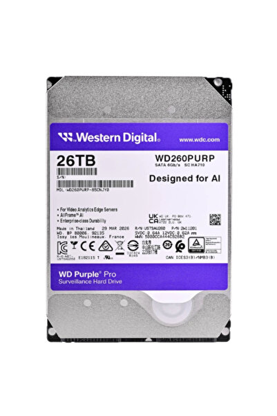 WD HDD Purple Pro 26TB SATA WD260PURP