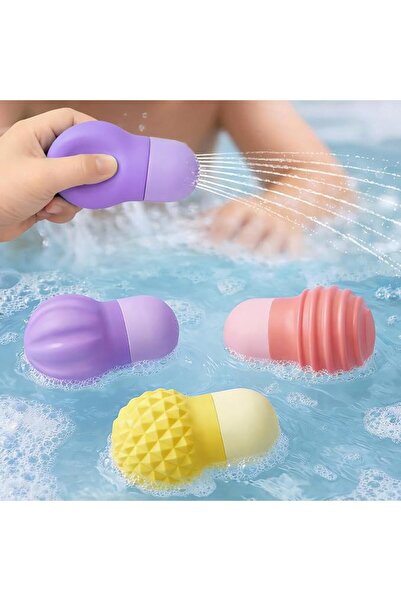 AQUAFALCON ألعاب حمام مائية حسية للأطفال الصغار، 3 قطع من الألعاب العائمة لحو...