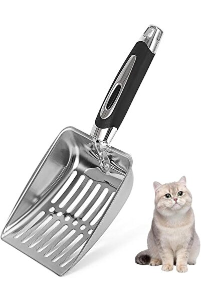 lunirawear Stainless Steel Cat Litter Scoop, Metal Kitty Litter Sifter Scoope...