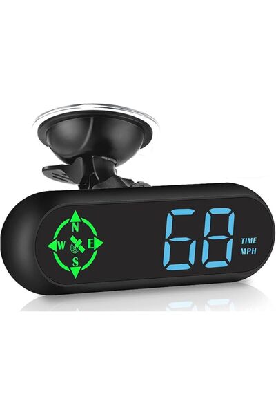 KASTWAVE عداد سرعة رقمي بنظام GPS، شاشة عرض أمامية عالمية (HUD) كبيرة للسيارة...
