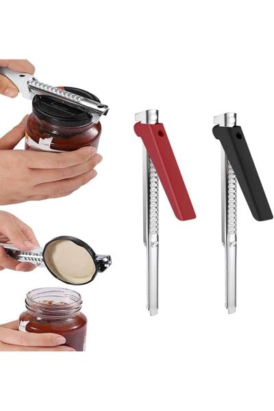 Arabest 2 Pack Adjustable Stainless Steel Jar and Bottle Opener,Manual Lid Re...