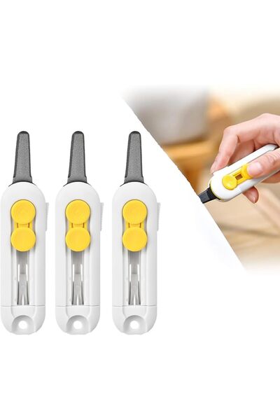 Arabest Magnetic Utility Box Cutter Set,Sliding Autolock Safety Package Opene...