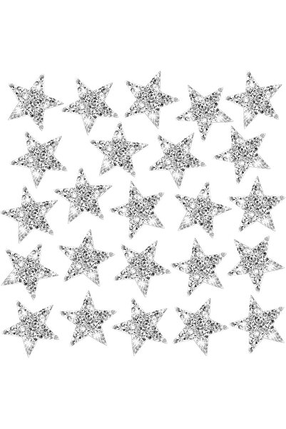 KASTWAVE Rhinestone Patches, adhesive star and heart appliques for clothing r...