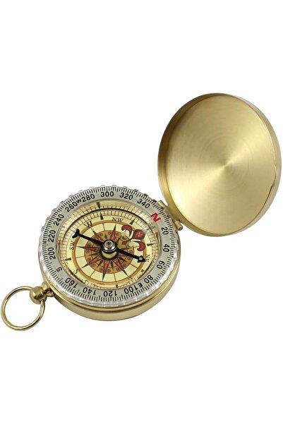 HALAMODO Pure Copper Multi-function Compass - Emergency Tactical Survival Wat...