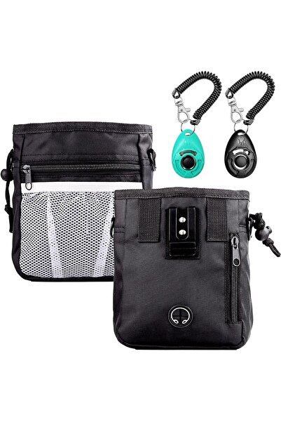 Arabest Dog Training Treat Pouch with Magnetic Closure,Built-in Poop Bag Disp...