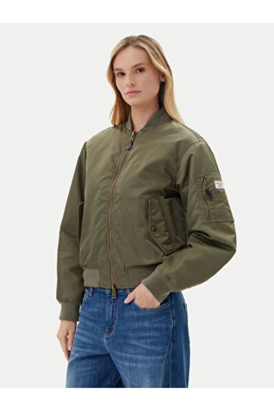 Guess HAKİ KADIN BOMBER CEKET
