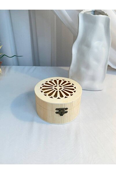 OEM Natural Round Perforated Medium Round Wooden Box