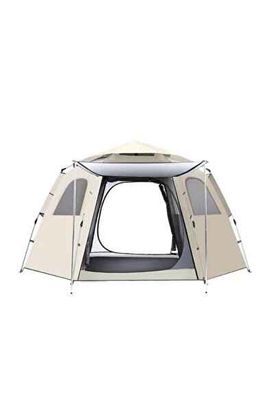 Arabest Hexagonal Automatic Pop-Up Camping Tent with Canopy,Portable Foldable...