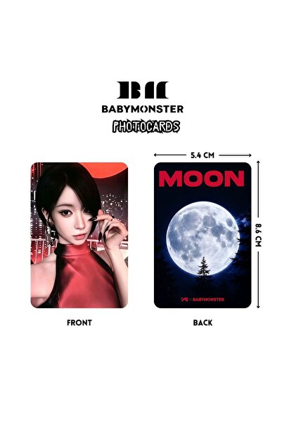 Kpop Dünyasi BABYMONSTER '' Moon '' Photocards Set